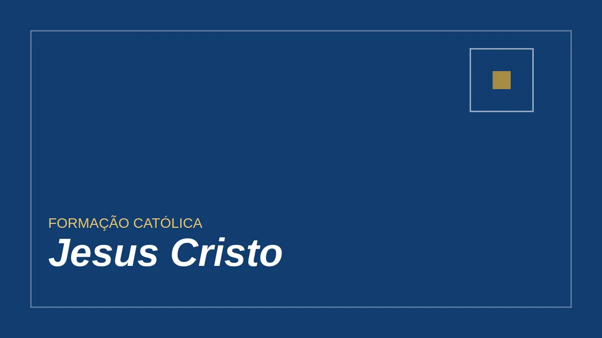 Capa editorial de Jesus Cristo